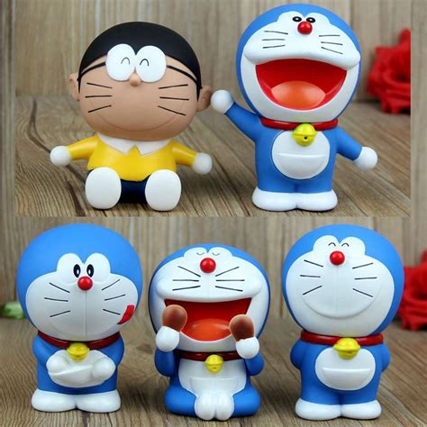 Find deals on products in action figures on amazon. 10cm 5pcs/set Doraemon Anime Action Figure Collection toys ...