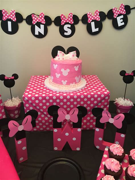minnie mouse second birthday party 2nd birthday parties 2nd birthday minnie