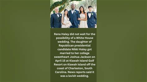 who did nikki haley s daughter marry marriage gossip information unitedstates hollywood