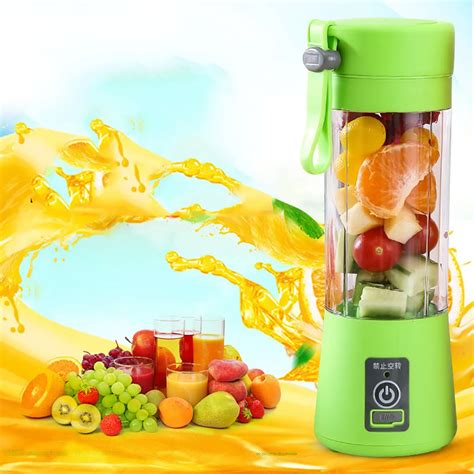 380ml Usb Rechargeable Blender Mixer Portable Mini Juicer Juice Machine