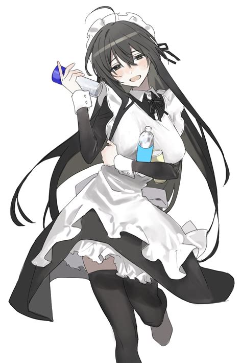 Anime Anime Girls Original Characters Solo Artwork Digital Art Fan Art Maid Maid Outfit