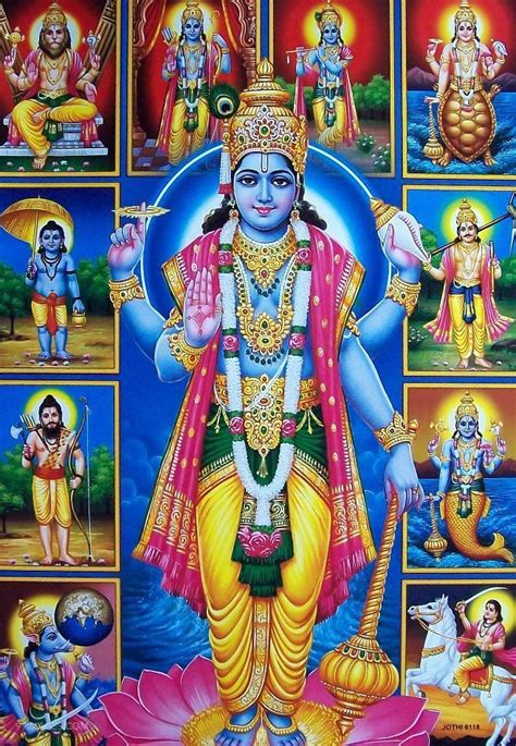 Dasavatara Pictures Incarnations Lord Vishnu