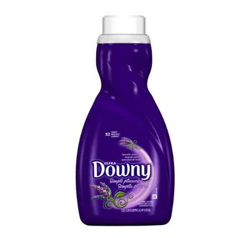 Downy Liquid Is Shown On A White Background