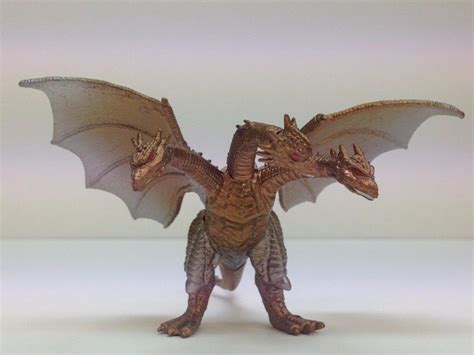 Cretaceous King Ghidorah Mini Figure Hg Godzilla Monster Sofubi Bandai