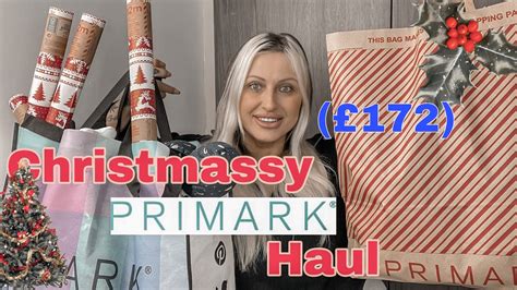 Christmas Primark Haul Ts Decorations See What I Got For £172