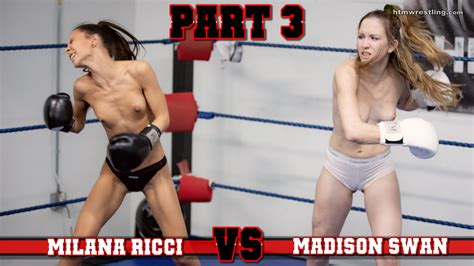 Hit The Mat Boxing And Wrestling Milana Ricci Vs Madison Swan Boxing Part 3 Sdmp4