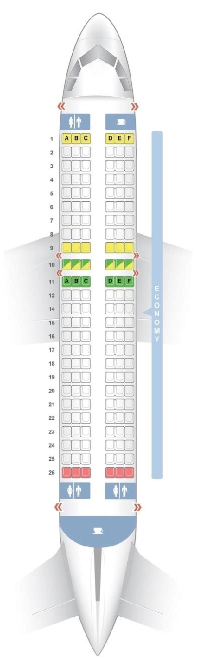 Frontier Airlines Seating Chart Airbus A320 Cabinets