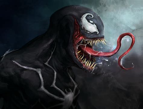 The Venom Symbiote Fanart By Joaskleineart On Deviantart