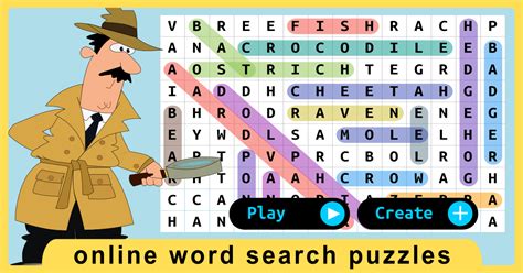 Free Online Printable Word Search Creator Free Printable Templates