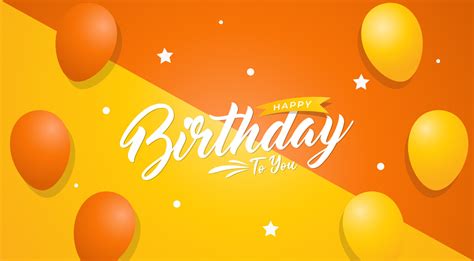 Top 500 Orange Birthday Background Designs For Phone And Desktop Free