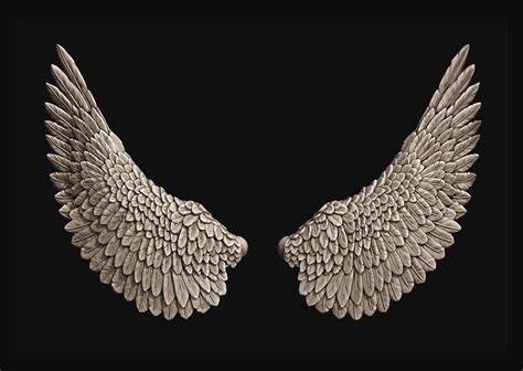 Wings 3d Model 3d Printable Cgtrader