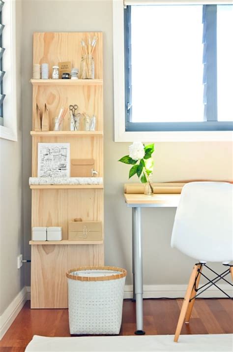 You Can Make A Slanted Diy Shelving Unit To Decorate Your Home With And