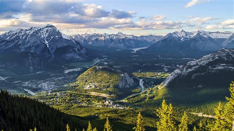 Sulphur Mountain Banff National Park Alberta Canada Uhd 4k Wallpaper