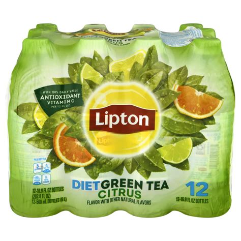 Save On Lipton Citrus Iced Green Tea Diet 12 Pk Order Online Delivery