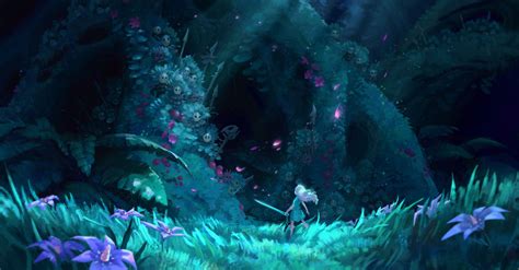 Forest Spirits By Cathleen Mcallister Fantasy Art Landscapes Fantasy