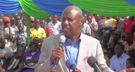 He was elected with a landslide win of over 80%, trouncing. KANU has not joined CORD- Gideon Moi