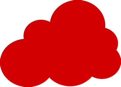 Cloud Clipart Red Cloud Red Transparent Free For Download On