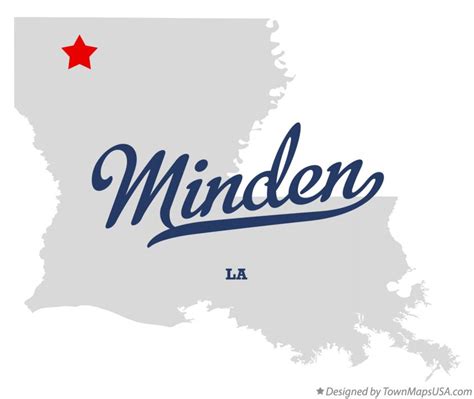 Map Of Minden La Louisiana