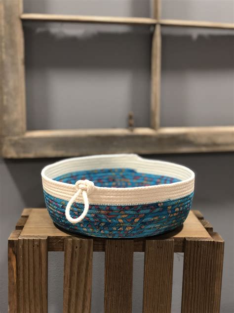 Fabric Rope Bowls In My Shop Coiled Fabric Bowl