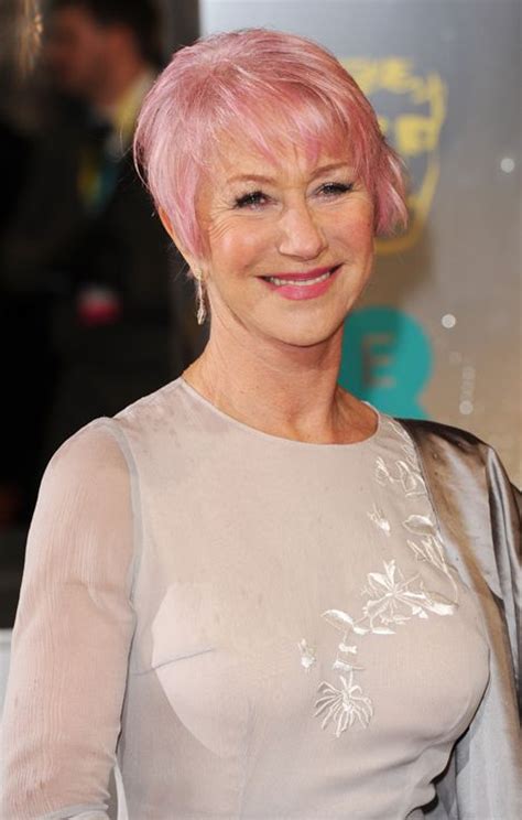 Helen Mirren Pink Hair My Style Pinboard Pinterest