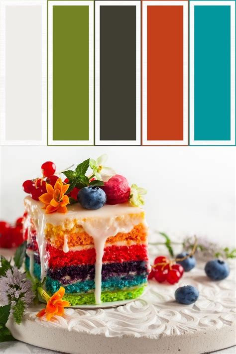 Cake Color Palette Colorful Cakes Color Palette Palette