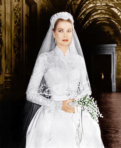 The Wedding In Monaco Grace Kelly 1956 Photograph By Everett Fine