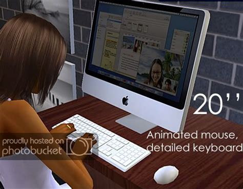 Mod The Sims Apple Imac 2 New Computers Sims 4 Mac Sims 4 Mods