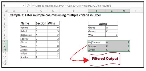 Excel Filter Function Javatpoint
