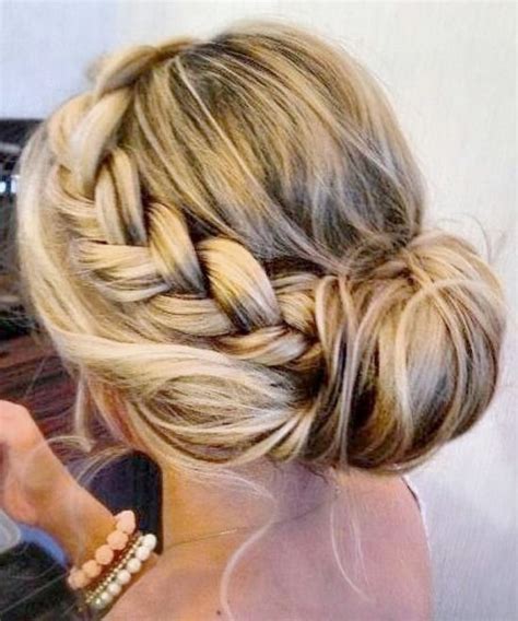 side braid bun 7 easy bun hairstyles for busy days …