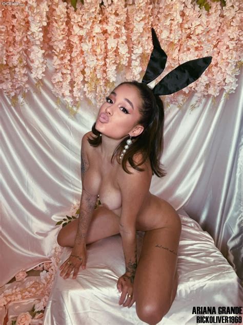 Ariana Grande Stripped Hot Nude HQ Pics CelebrityFake Art