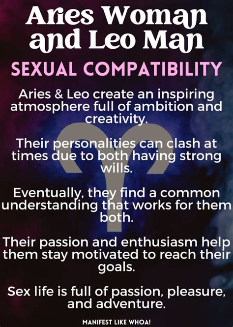 Are Aries Woman And Leo Man Compatible