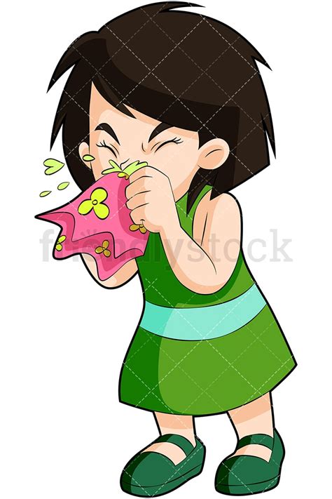 Blowing Nose Clipart