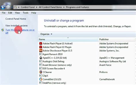 Uninstall Disable Or Remove Windows 7 Media Center Step By Step