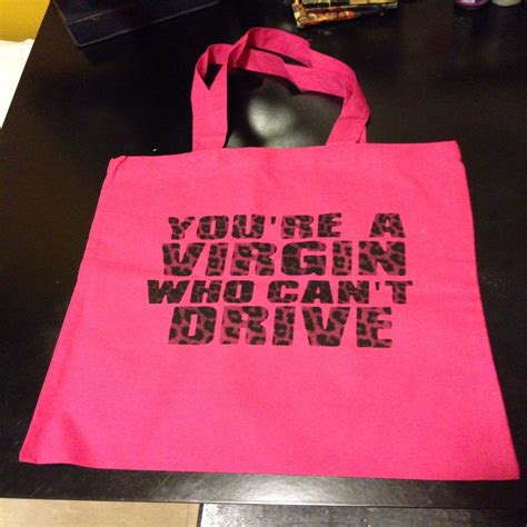 Keara S Stuff You Re A Virgin Who Can T Drive Clueless Pink Tote Bag