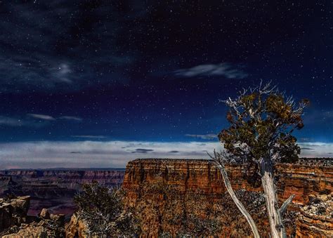 A Clear Star Filled Night Sky Grand Canyon 4096×2935 Wallpaperable