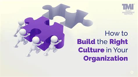 How To Build The Right Culture In Your Organization Youtube