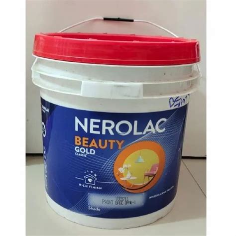 Nerolac Beauty Gold Classic Interior Acrylic Emulsion Paint Ltr At