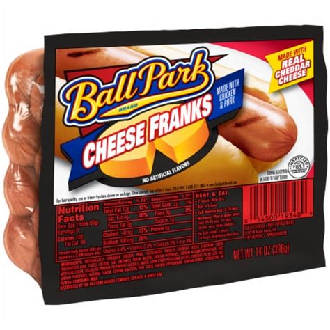 Ball Park Classic Cheese Franks 8 Ct 14 Oz Kroger