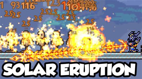 Best Terraria 1.3 Melee Weapons - The Solar Eruption - INSANE DPS! [1.3 ...