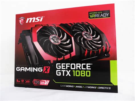 Msi Geforce Gtx 1080 Gaming X 8g Review