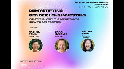Demystifying Gender Lens Investing What It Means Why It Is