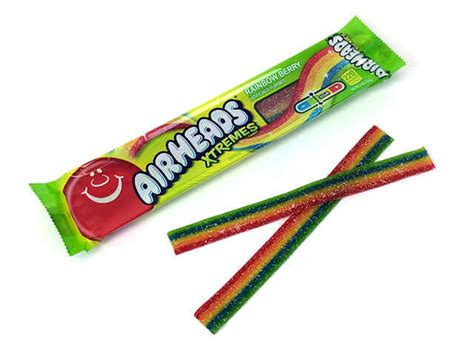 Airheads Xtremes Sour Rainbow Berry Ubicaciondepersonascdmxgobmx