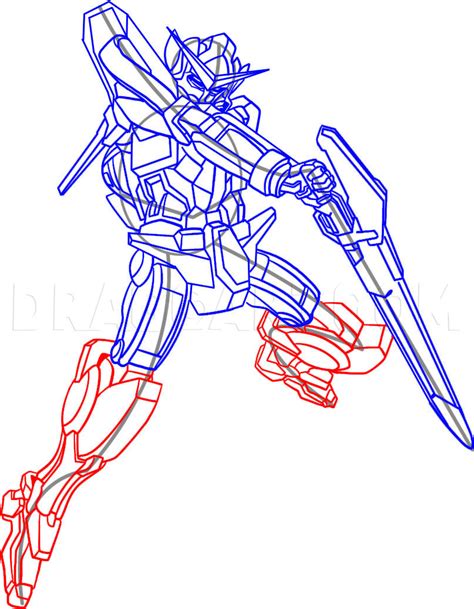 How To Draw Gundam Step By Step Drawing Guide By Dawn Dragoart