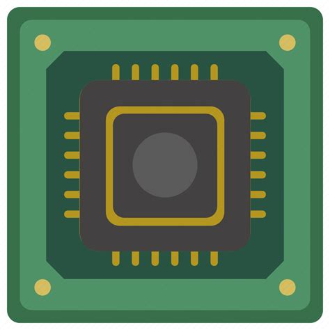 Chip Cpu Module Processor Icon Download On Iconfinder