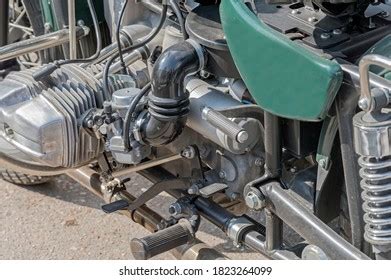 Side View Motorcycle Engine Closeup Stock Photo Shutterstock