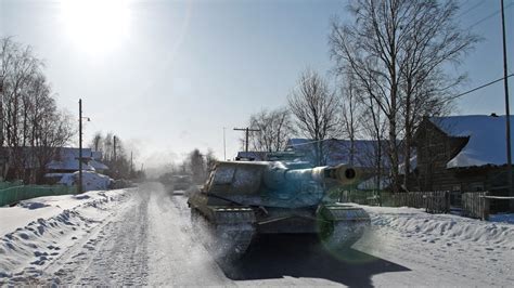 Wallpaper Render Snow Winter Vehicle Tank Ice World Of Tanks