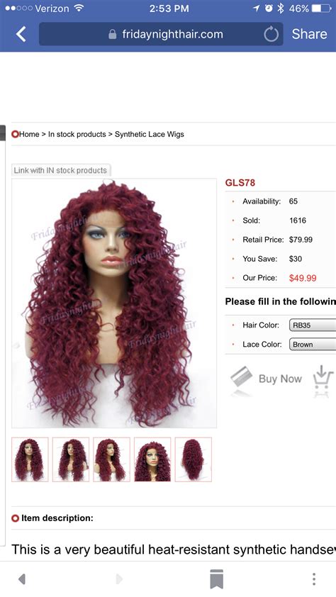 Friday Night Hair Synthetic Lace Wigs Hair Color Lace Wigs