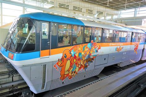 Cashless With Welcome Suica Ride The Pokémon Themed Tokyo Monorail