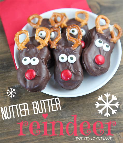 · nutter butter ice cream cone cookie treats. Chocolate Nutter Butter Reindeer Cookies - Mommysavers