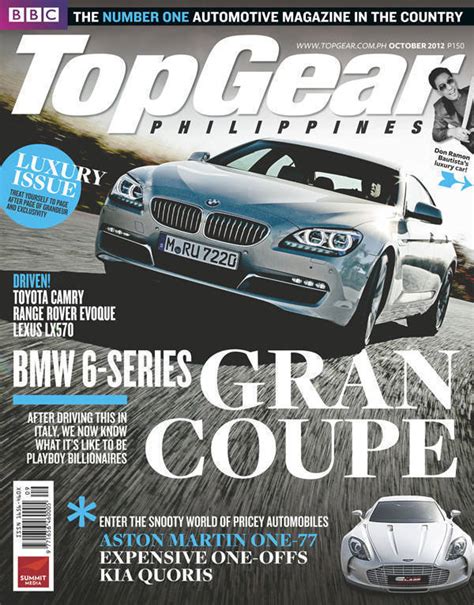 First Peek Top Gear Philippines October 2012 Cover